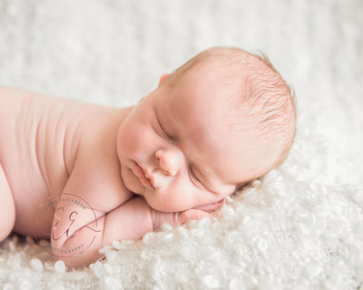Newborn baby boy posing for photo shoot. Newborn photography in St Neots, Huntingdon, Cambridgeshire